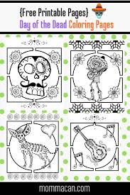 If you are looking for day of the dead coloring pages to print out then this is the perfect collection for you. Free Day Of The Dead Coloring Pages Momma Can