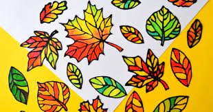 Fall Leaf Suncatchers With Free