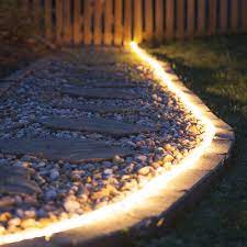 rope light ideas for diy outdoor