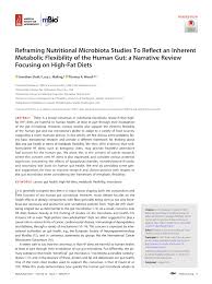 pdf reframing nutritional microbiota