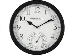 Firstime Capri Outdoor Wall Clock With