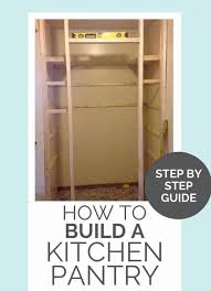kitchen pantry shelves diy tutorial