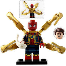 Find great deals on ebay for lego iron spider minifigure. Iron Spider Marvel Spider Man Lego Moc Minifigure Toys Gift Ebay