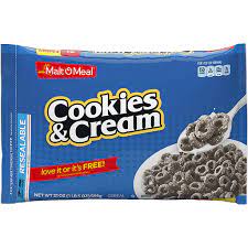 malt o meal cookies cream cereal