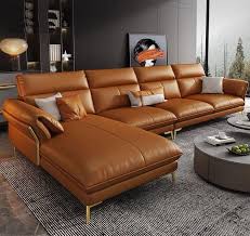 genuine leather sofa 4 seater length