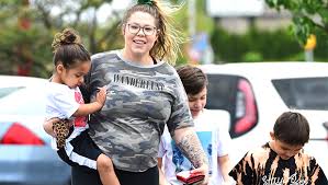 News, where she revealed she gave birth on july 30 at 2:47 p.m. Kailyn Lowry Goes Shopping Shows Off Baby Bump With Three Kids Hollywood Life