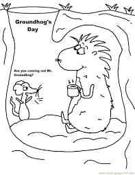 Port canaveral coloring pages of river kingfisher coloring pages of dolphin badger coloring pages filed under animals. Happy Groundhog Underground With Mouse Drinking Hot Chocolate Coloring Page For Kids Free Groundhog Or Woodchuck Printable Coloring Pages Online For Kids Coloringpages101 Com Coloring Pages For Kids