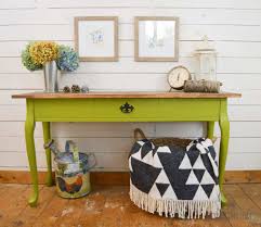 harvest themed console table