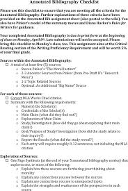 Bibliography in apa  Below is a sample annotated    