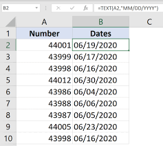 convert serial numbers to dates in