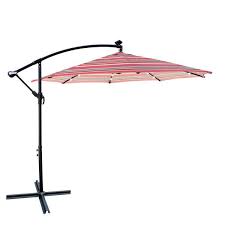 Patio Umbrella In Red Striped Sxb642338
