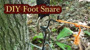 diy powered foot snare you