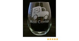 Plaques, trophies, and other items intended for presentation. Postal Worker Gifts Worlds Best Mail Carrier Birthday Christmas Gift Idea For Men Women Wine Glass Drink Barware Home Living Delage Com Br