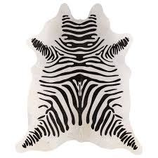 zebra cowhide carpet l zebra