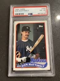 And the don mattingly rookie card is one of the best that the baseball card giant produced during the decade. Don Mattingly 700 Topps 1989 Value 0 27 109 50 Mavin