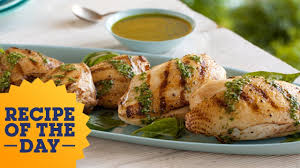 recipe of the day giada s grilled en with basil dressing food network