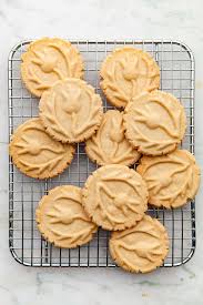 Soft dough made with cornstarch and powdered sugar compliments these raspberry cookies beautifully. Stamped Brown Sugar Shortbread Cookies Kelly Neil
