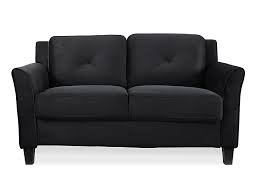 Lifestyle Solutions Highland Loveseat With Curved Arms Black Cchrfks2m26bkva