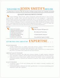 Quality Manager Resume