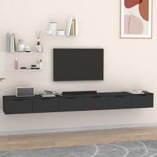 Sierra Wall Hung Wooden Tv Stand With 6