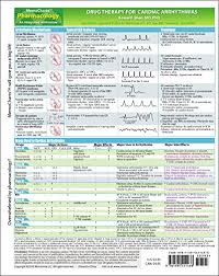 Memocharts Pharmacology Drug Therapy For Cardiac Arrhythmias Review Chart Paperback