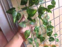 artificial hanging vine plant silk leaf