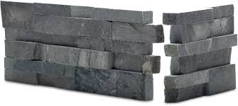 Charcoal Stacked Stone Veneer Rock