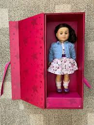 american toys one of a kind 18 american doll with earrings new with box color blue pink size 18 doll pm 28743681 s closet