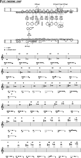 Flute Fingering Chart Example Free Download