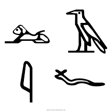 Drucken sie das blatt so oft aus, bis sie alle buchstaben zusammen haben. Hieroglyphen Ausmalbilder Ultra Coloring Pages