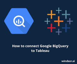 how to connect bigquery to tableau in