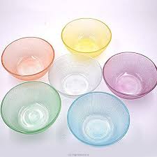 Send Glass Bowl Set Color Glass Fru