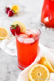 sweet strawberry lemonade