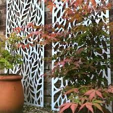 decorative metal garden screen privacy