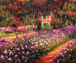 Artist Monet Garden Painting Claude Monet