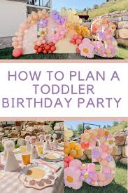 how to throw a toddler birthday party