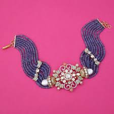 14k gold pachi purple beads