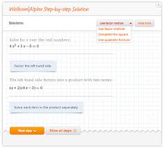 math solutions wolfram alpha