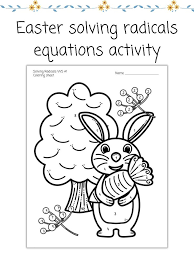 Easter Solving Radicals Equations