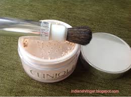 clinique blended face powder and brush