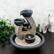 Indoor 4 Bowls Led Water Fountain