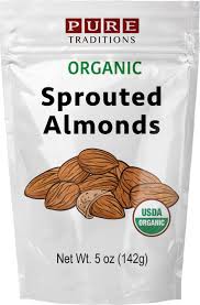 5 oz certified organic sprouted almonds