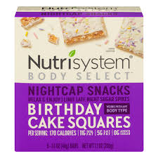 nightcap snacks birthday cake squares