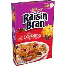 with cranberries cold breakfast cereal