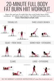 hiit workout for women that burns fat