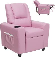 kids recliner chair with cup holder