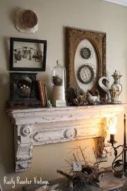 mantel shelf ideas without a fireplace