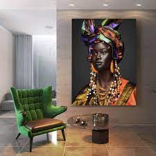 African Woman Wall Art African Woman