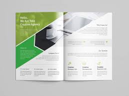 Bi Fold Brochure Template Free Professional Blue Bi Fold Brochure