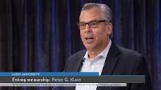 Entrepreneurship | Peter G. Klein - YouTube